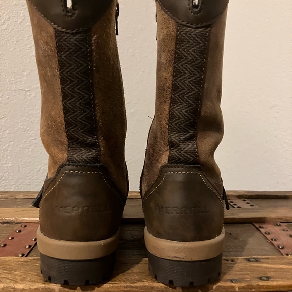Merrell Emery women’s brown mid-calf boots, size 7. - Picture 4 of 6